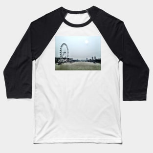 View from Embankment Bridge, London Baseball T-Shirt